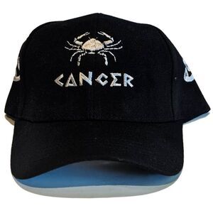 Cancer Zodiac Astrology Hat Baseball Cap Present Gift Thick Material Adjustable